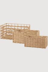 Mixed Weaves Basket Set