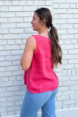 Linen Bow Top