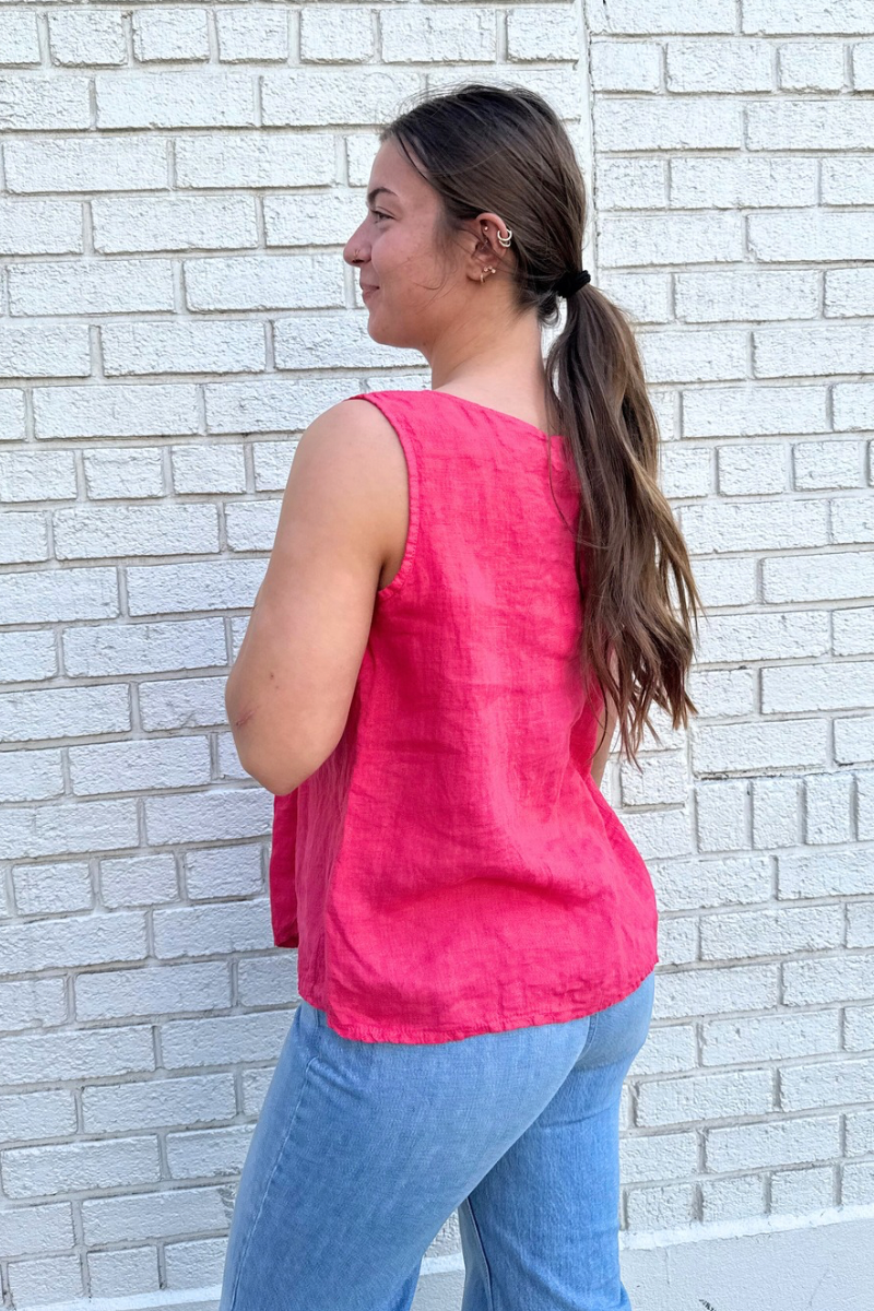 Linen Bow Top
