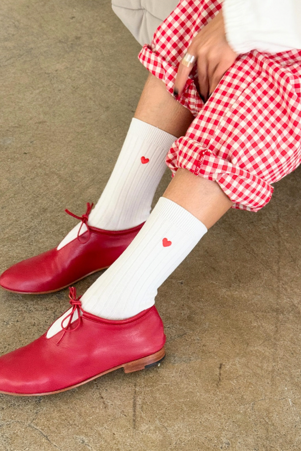 Embroidered Her Socks