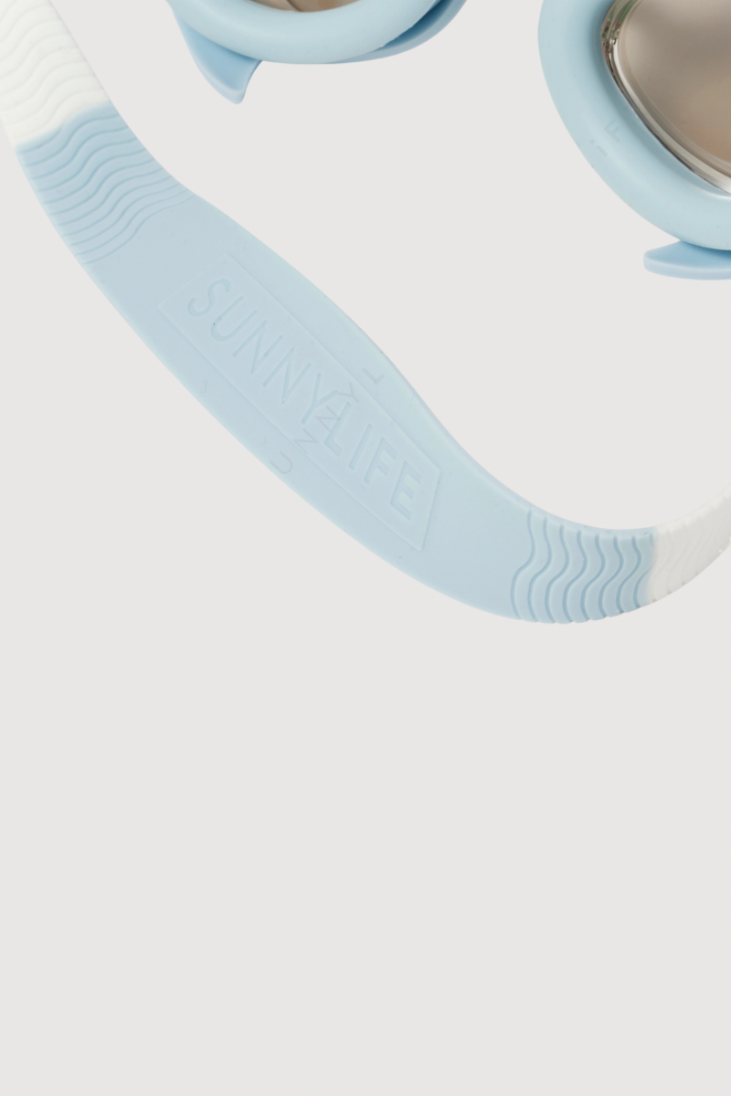 Salty the Shark Mini Swim Goggles Aqua