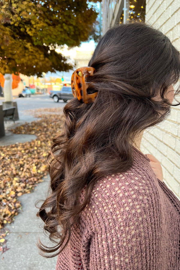 Simple Solid Color Small Hair Claw