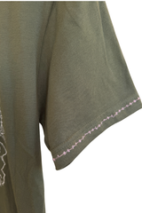 Women's Regular Fit Silk Screen Tee w/Details