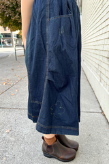 Split Joint Denim Skirt