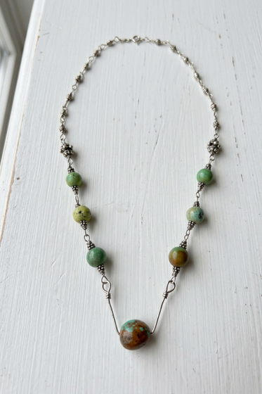 African Turquoise Necklace