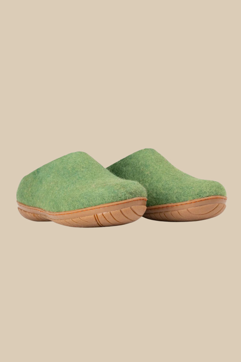 Unisex Outdoor Open Heel Slippers with Rubber Sole