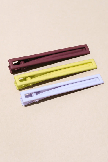 Yarrow Hair Clips, Set of 3