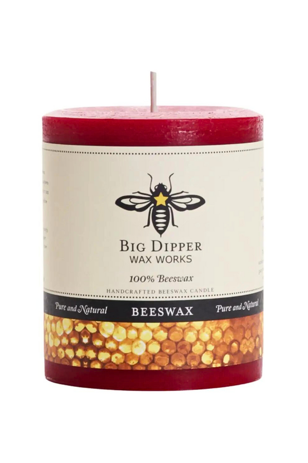 Beeswax 3" X 3.5" Pillar
