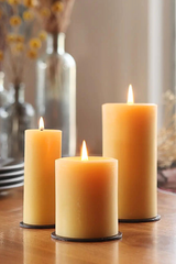 Beeswax 2" X 4.75" Pillar