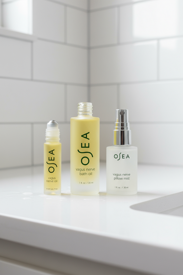 Three OSEA products on a white background