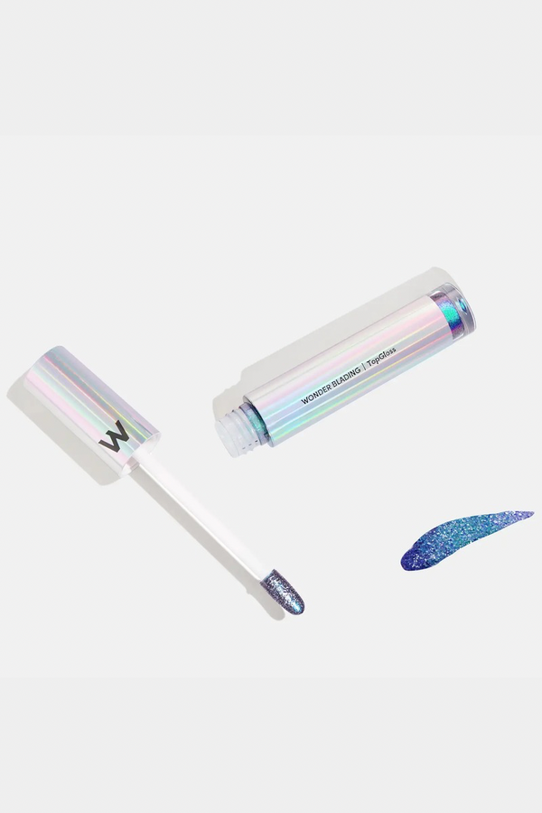 Wonder Blading Top Gloss - Blue Glitter