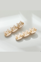 Zoe Triple Cat Face Barrette Hair Clip (Set of 2)
