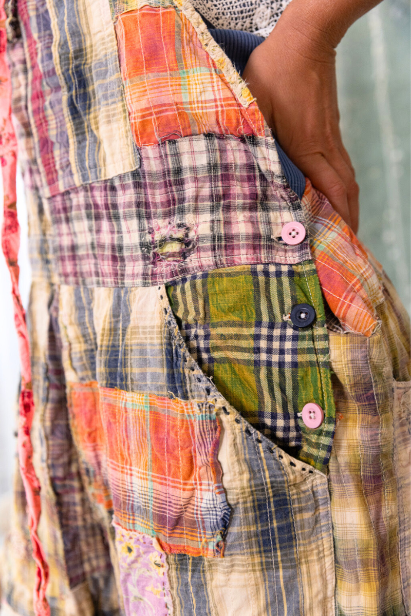 Patchwork Love Overalls