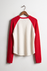 Raglan Baseball Sweater