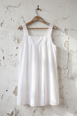Maeve White Cotton Nightgown