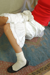Antique French Cotton Lace Bloomers