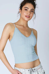 Lace Trim Texture Cami