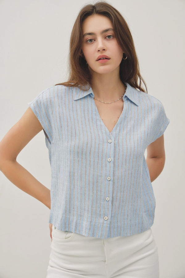 Chambray Button Up Shirt