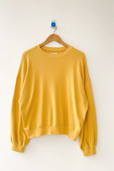 Pointelle Core Sweatshirt