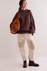 Moxie Pull-On Barrel Jeans