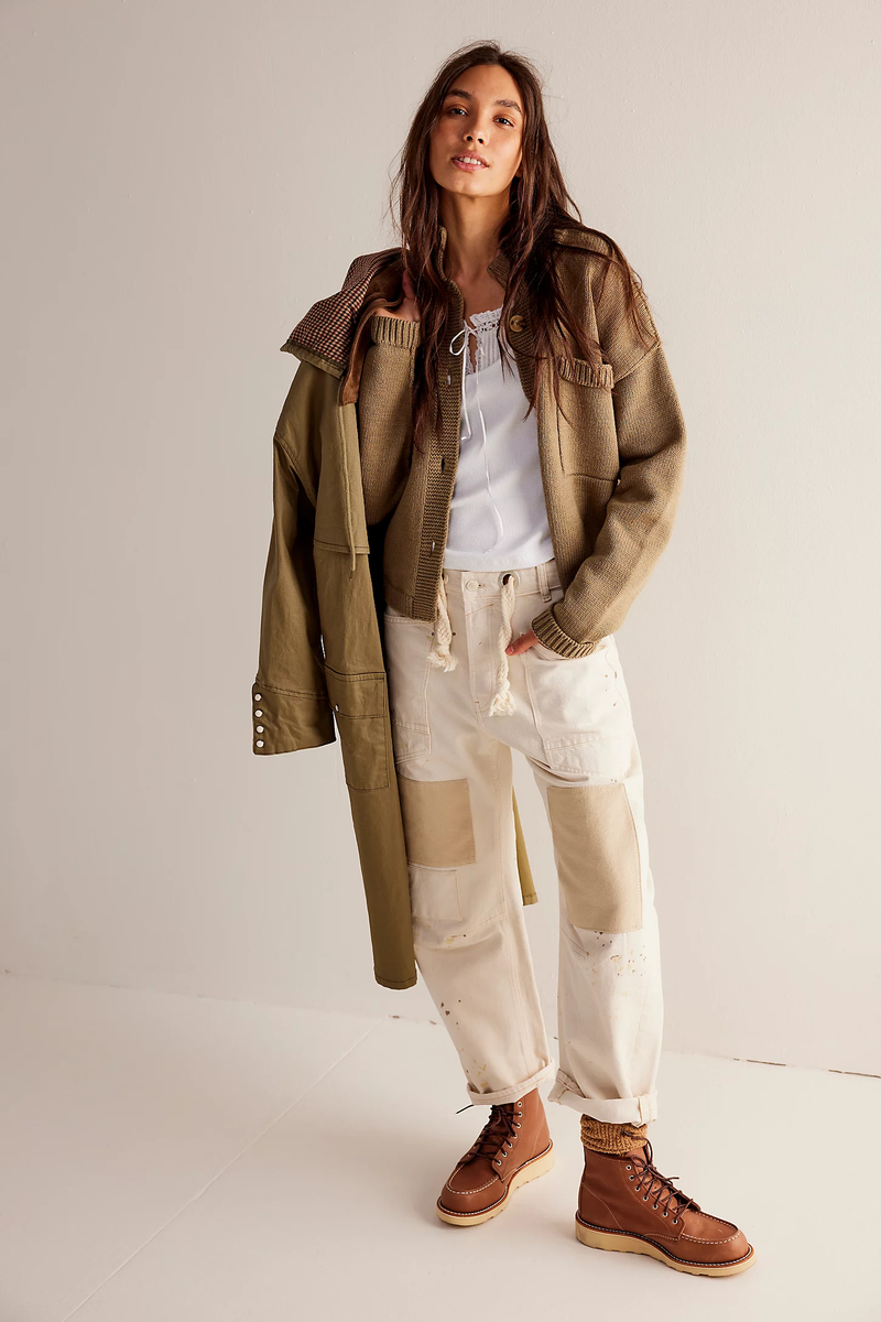 Moxie Pull-On Barrel Jeans