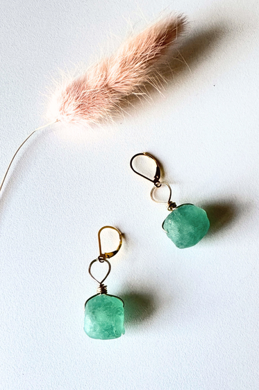 Simply Roman Glass Earring