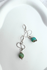 African Turquoise Earring