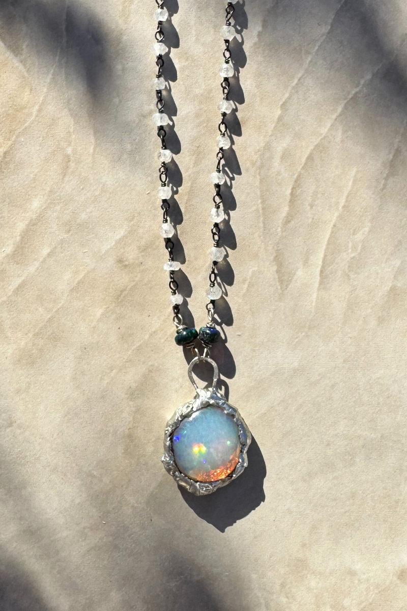 Ethiopian Welo Opal Necklace