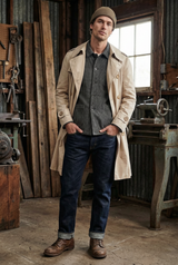 Rare Vintage French Striped Work Jacket