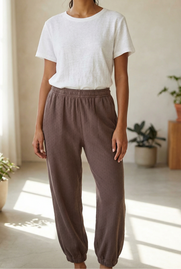 Pointelle Balloon Pants