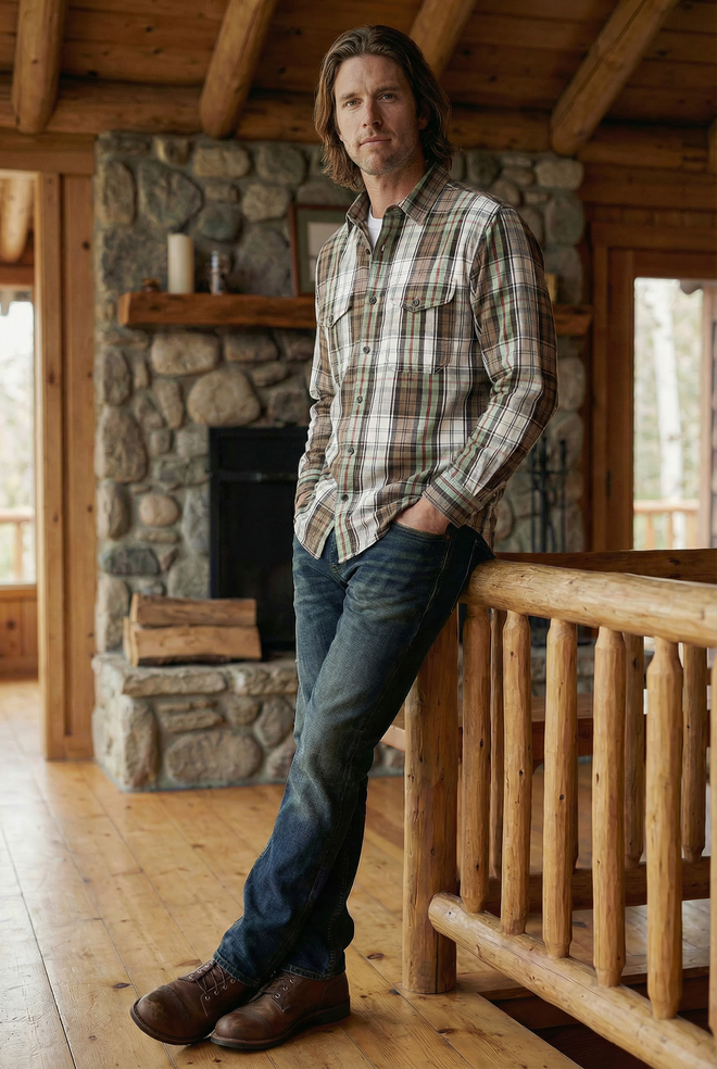 Washed Feather Cloth Shirt