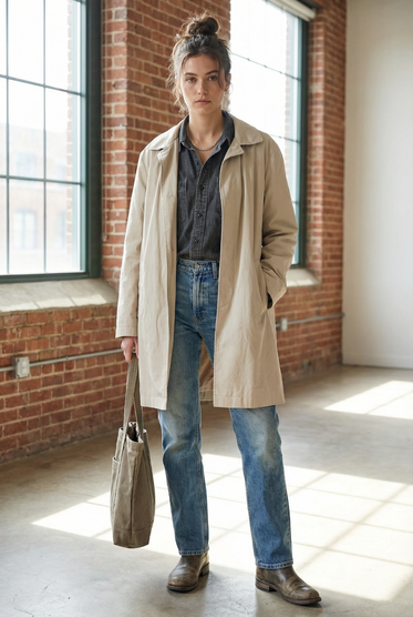 Vintage Bruce Field Paris Trench Coat