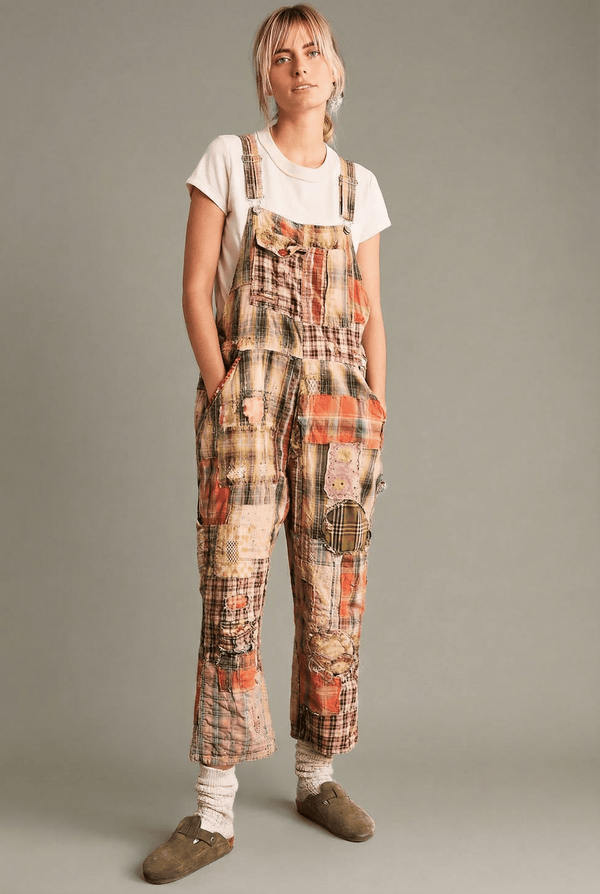 Patchwork Love Overalls