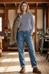 French Vintage Marinière Top