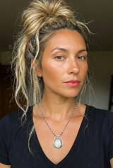 Ethiopian Halo Opal Necklace