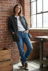 Rare Vintage French Striped Work Jacket