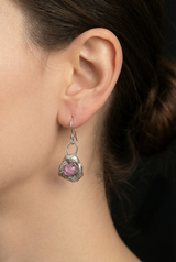 Pink Sapphire Earring
