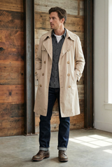 Vintage Entracte Paris Trench Coat