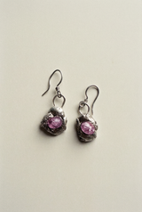 Pink Sapphire Earring