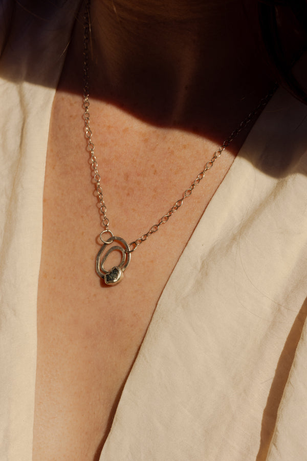 Raw Diamond Necklace