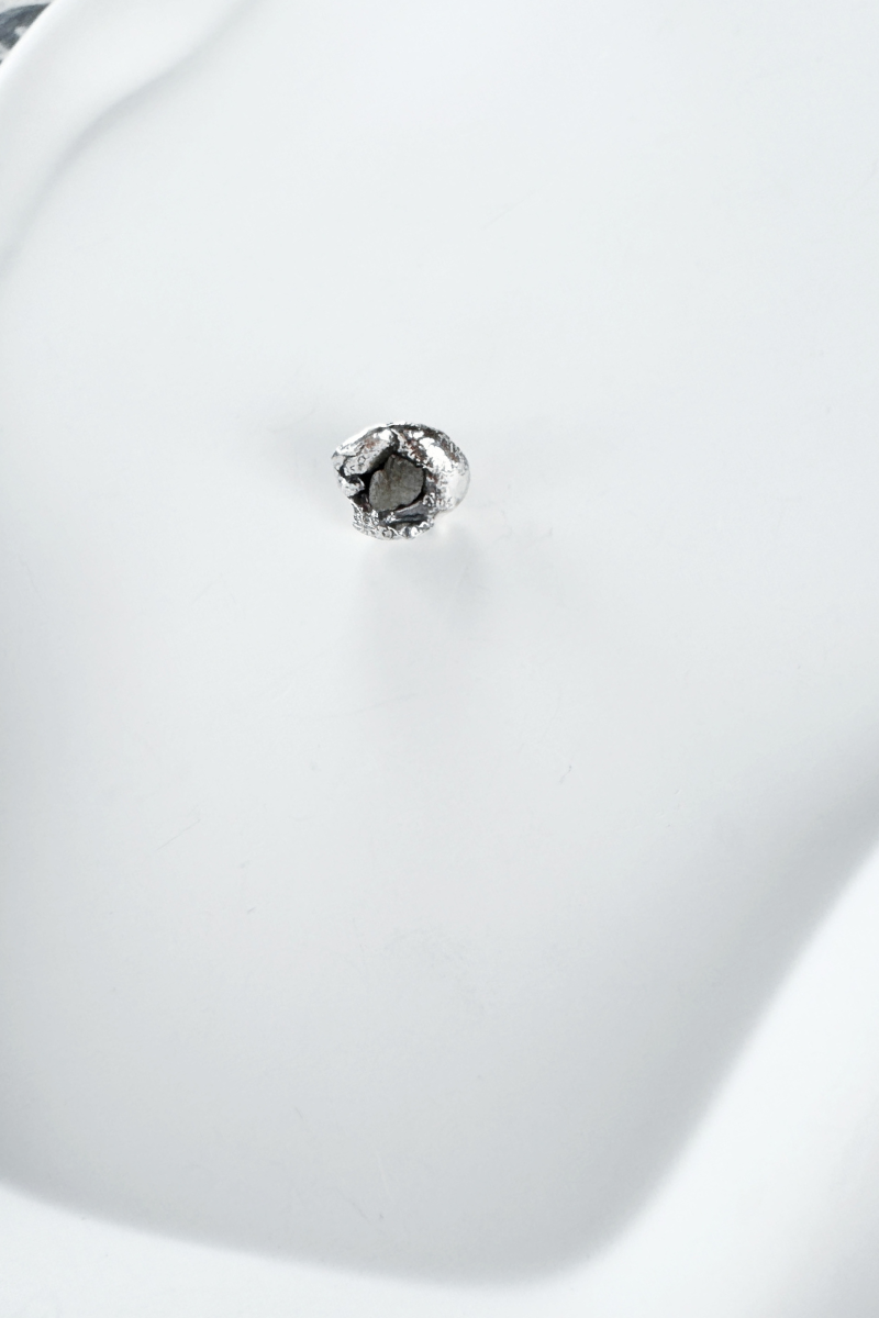 Raw Diamond Single Stud