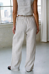 Linen Straight Pant