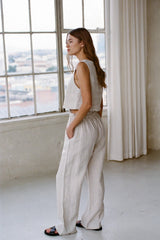 Linen Straight Pant
