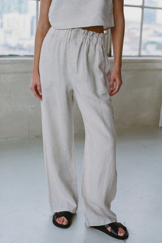 Linen Straight Pant