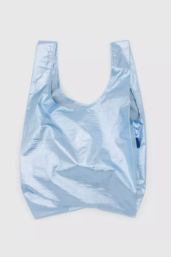 Standard Baggu - Metallic Light Blue