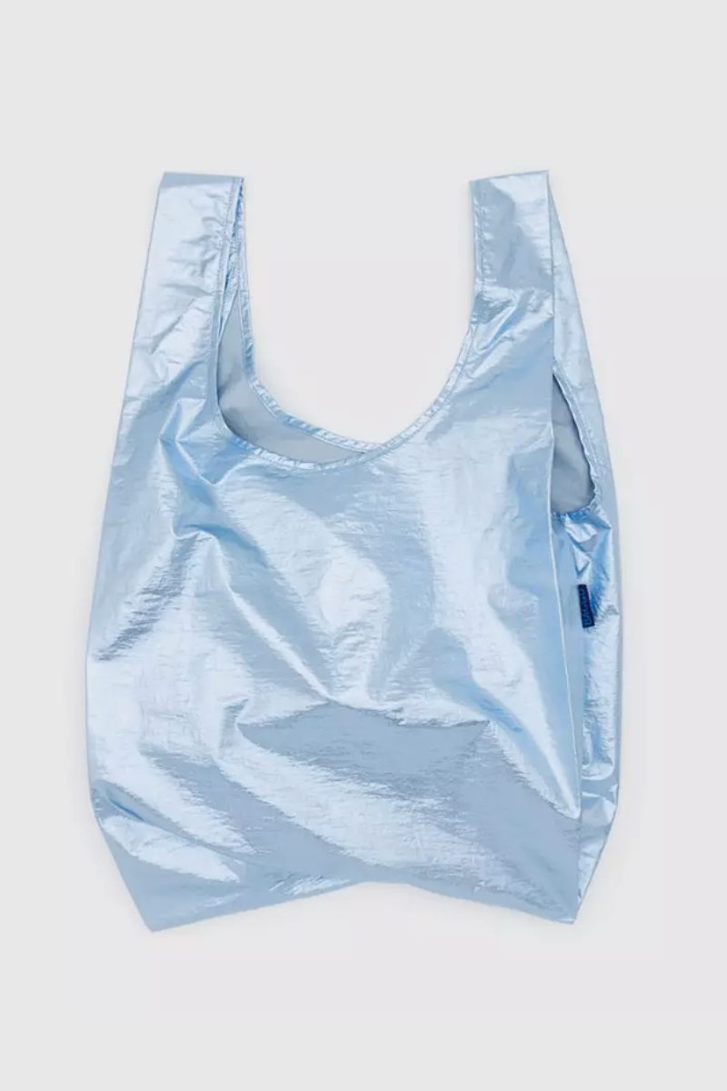 Standard Baggu - Metallic Light Blue
