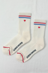 Embroidered Boyfriend Socks