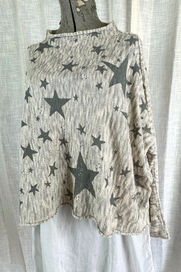 Mock Neck Crop Sweater