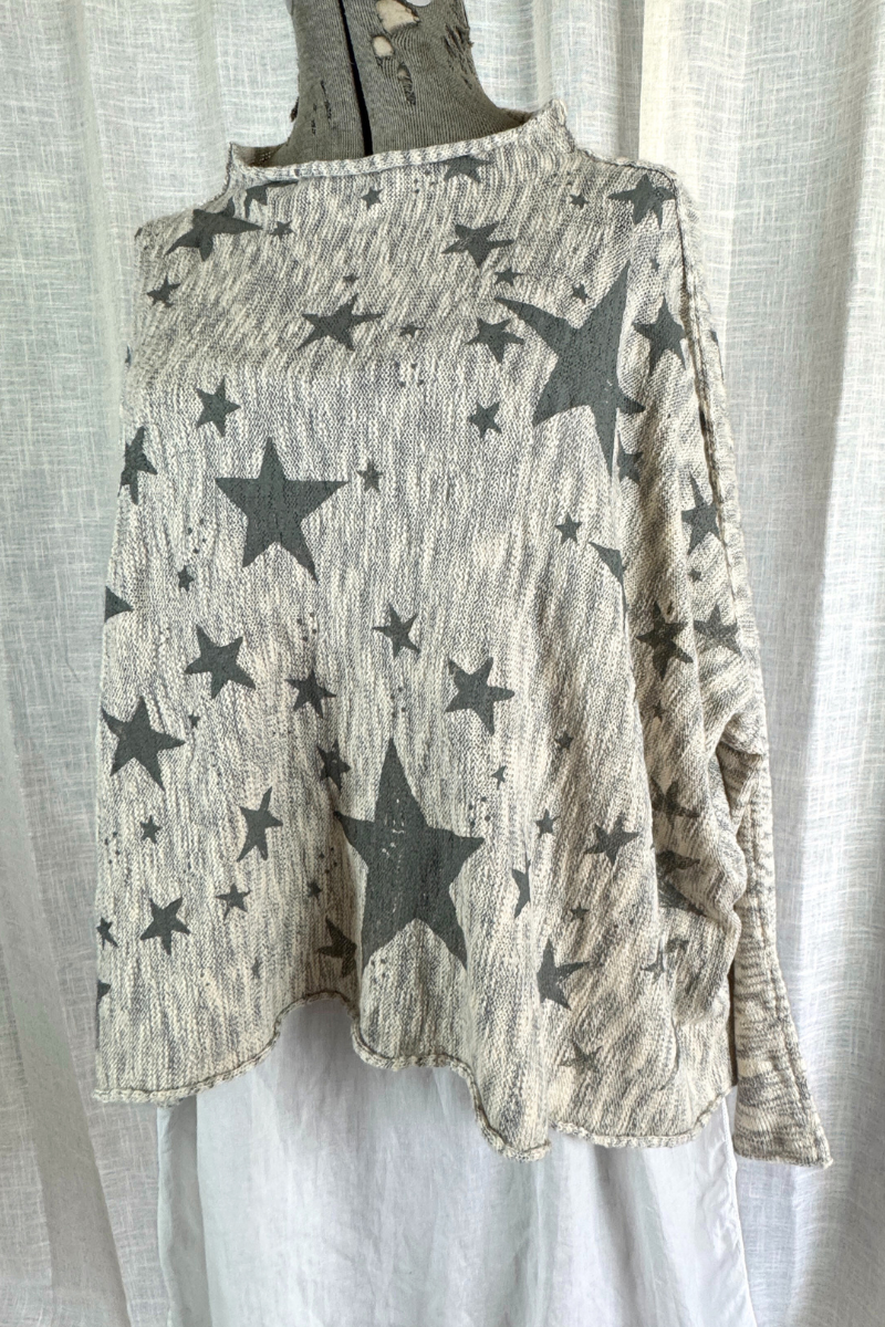 Mock Neck Crop Sweater