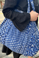 Kantha Print Beach Bag
